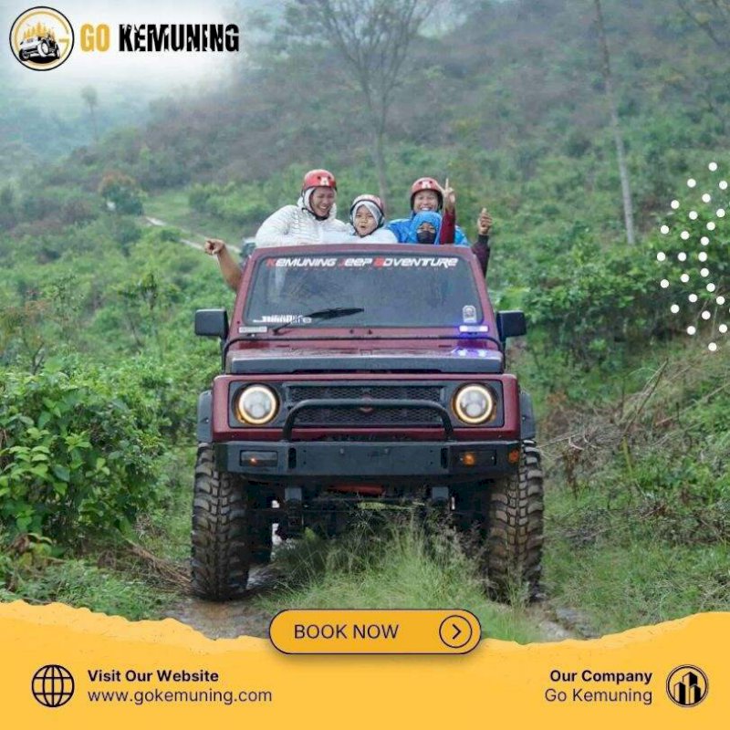 Wisata jeep Long Trip 2 Paket wisata Kemuning & Jeep wisata Kemuning