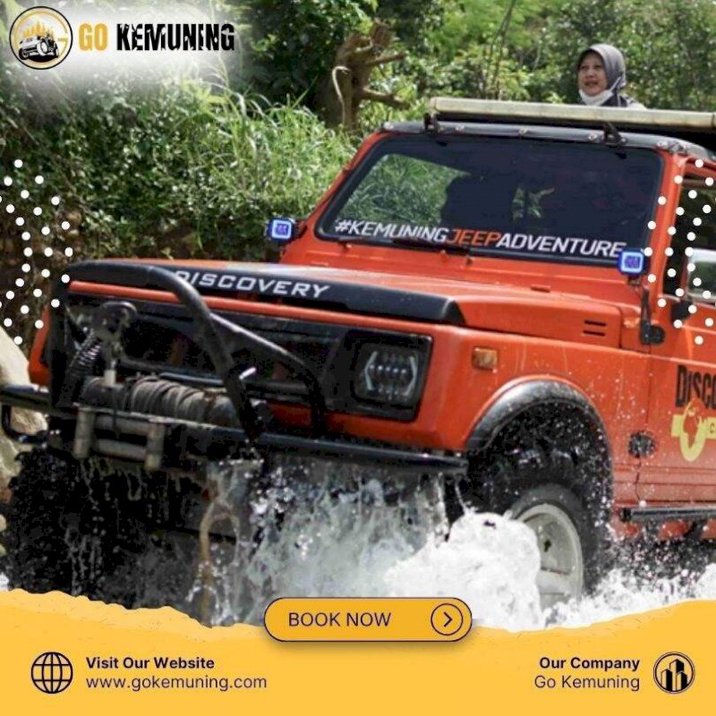 Wisata jeep Medium Trip 2 Paket wisata Kemuning & Jeep wisata Kemuning