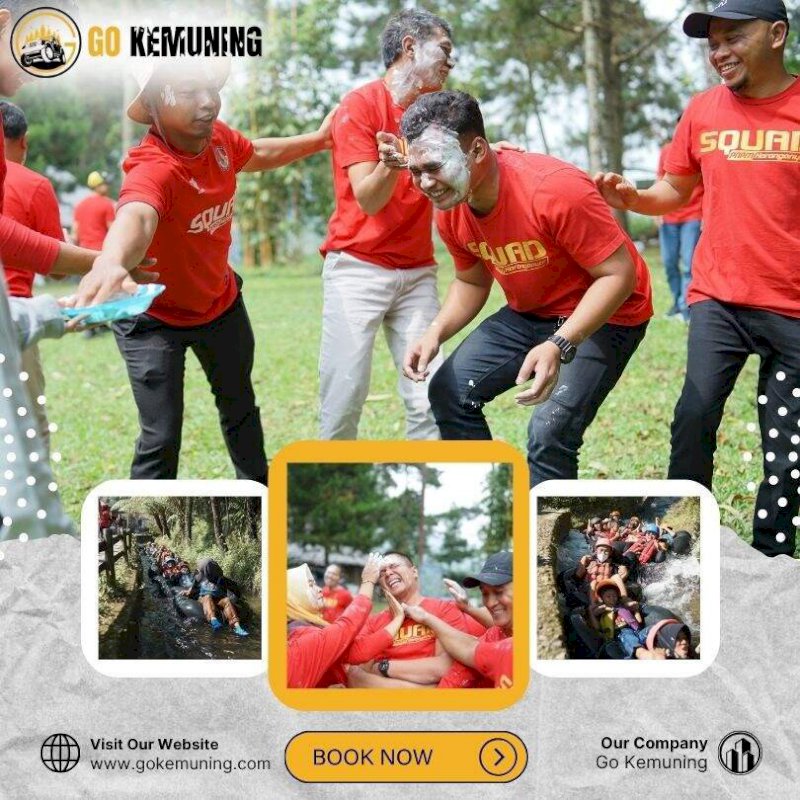 Paket outbound 1 Paket wisata Kemuning & Jeep wisata Kemuning