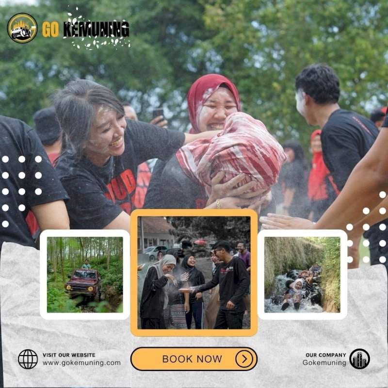 Paket outbound 6 Paket wisata Kemuning & Jeep wisata Kemuning