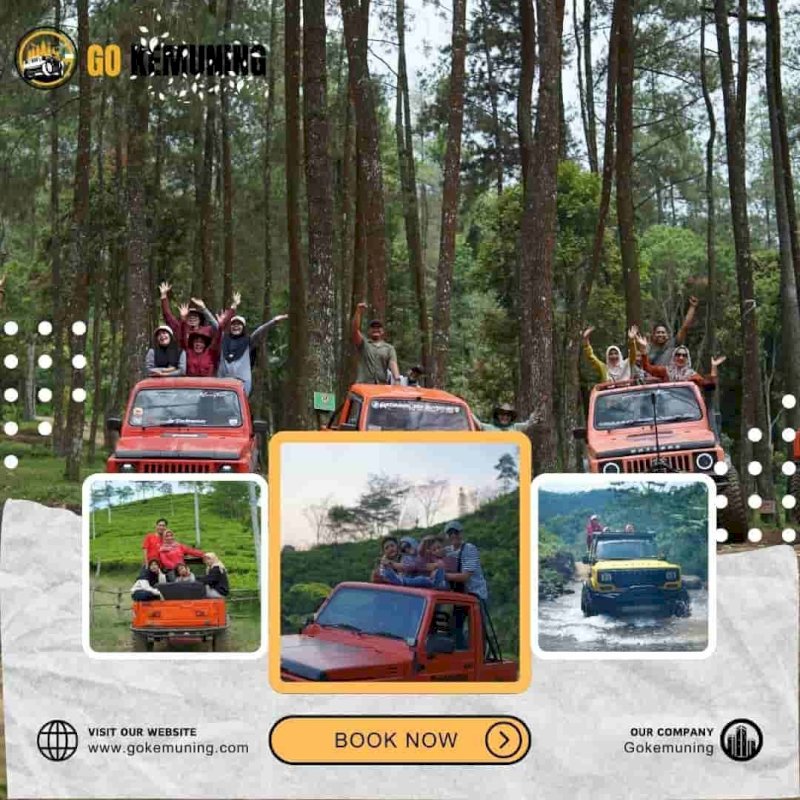Paket jeep + Makan siang 2 Paket wisata Kemuning & Jeep wisata Kemuning