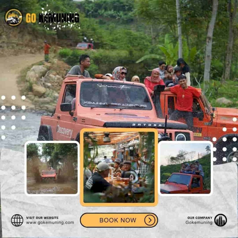 Paket Jeep + Makan siang 1 Paket wisata Kemuning & Jeep wisata Kemuning
